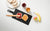 Epicurean Cool Tool in Natural paired with a Slate Handy Board to create an epic PB&J school lunch
