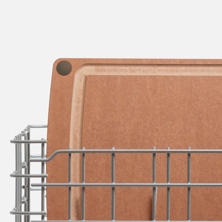 Epicurean All In One Cutting Board in Nutmeg placed in the Dishwasher