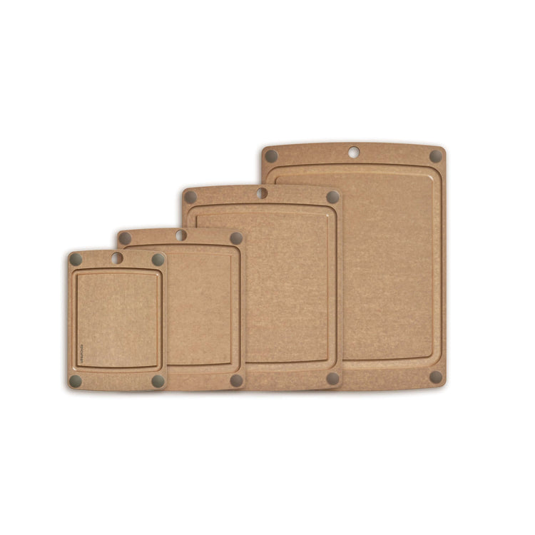 Epicurean All-In-One Series Cutting Board 4 Piece Set in Nutmeg