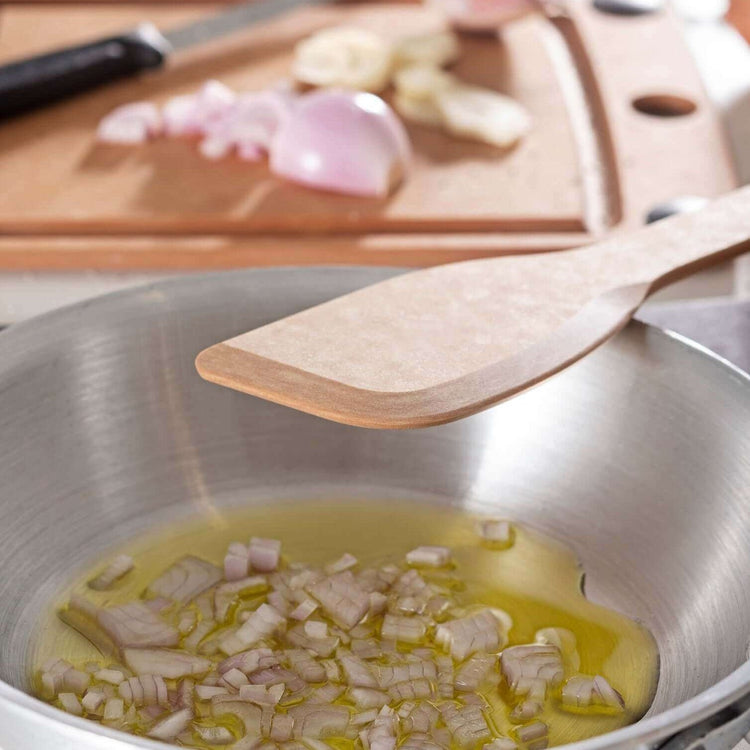  Close up view of the Kitchen Series Sauté Tool in Natural